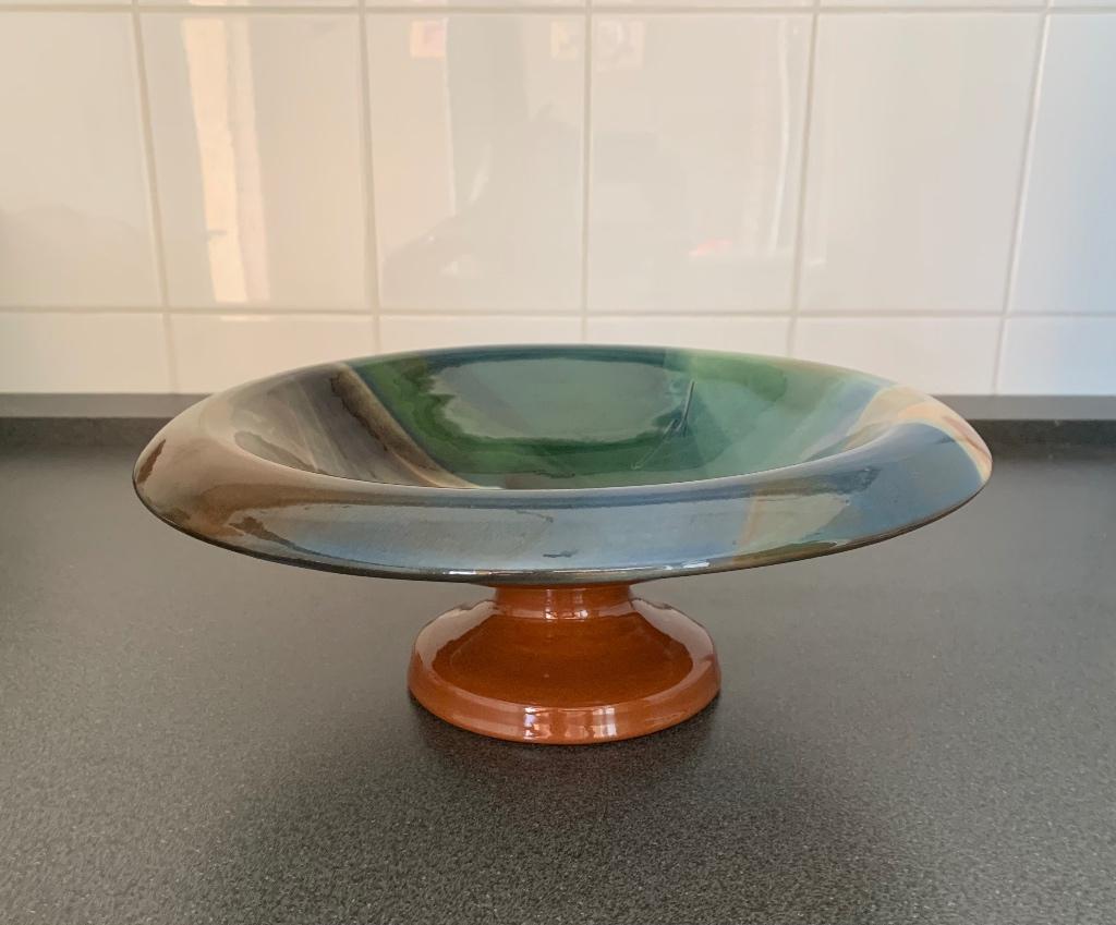 schaal, Huis en Inrichting, Woonaccessoires | Schalen en Manden, Ophalen, Schaal, Rond, Zo goed als nieuw