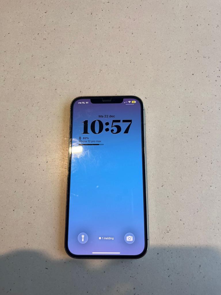 Iphone 12 pro max goud, 128 GB, Blauw, Zo goed als nieuw, IPhone 12 Pro Max