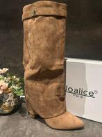 Nieuw in doos: trendy laarzen maat 41, Hoge laarzen, Bruin, Nieuw, Ophalen of Verzenden