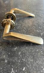 1x SIERLIJKE set Design Deurklinken goud messing Jaren 60 80, Antiek en Kunst, Ophalen of Verzenden