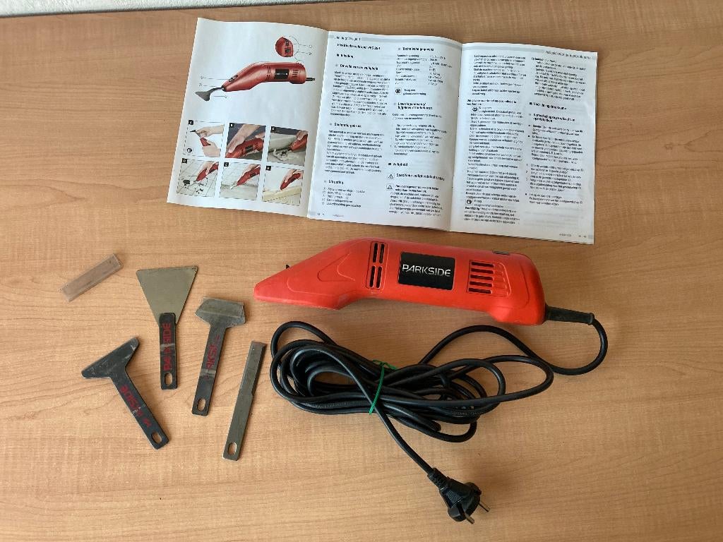 GEREEDSCHAP ELEKTRISCHE VOEG VERF LIJM SCHRAPER PARKSIDE, Ophalen of Verzenden, Gebruikt
