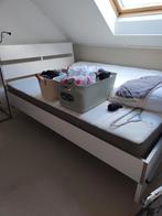 Ikea trysil bed 140 x 200, Ophalen, Gebruikt, Wit, Tweepersoons