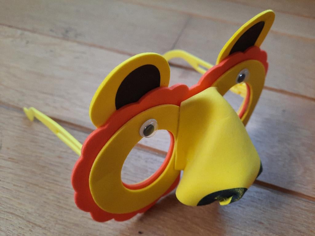 Bril van foam  - leeuw, Ophalen of Verzenden, Zo goed als nieuw