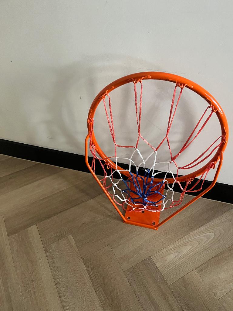 Basketbal basket en net, Ophalen, Zo goed als nieuw