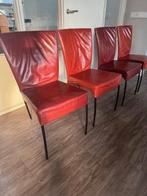 6 stoelen Montis Spica, Huis en Inrichting, Stoelen, Ophalen, Gebruikt, Vijf, Zes of meer stoelen, Leer