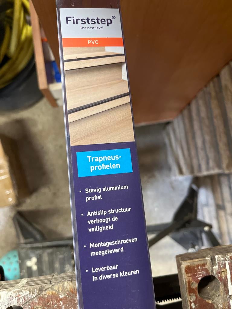 Firststep trapneus profielen zwart 128 cm, Ophalen of Verzenden, Nieuw, Trap, Minder dan 2 meter