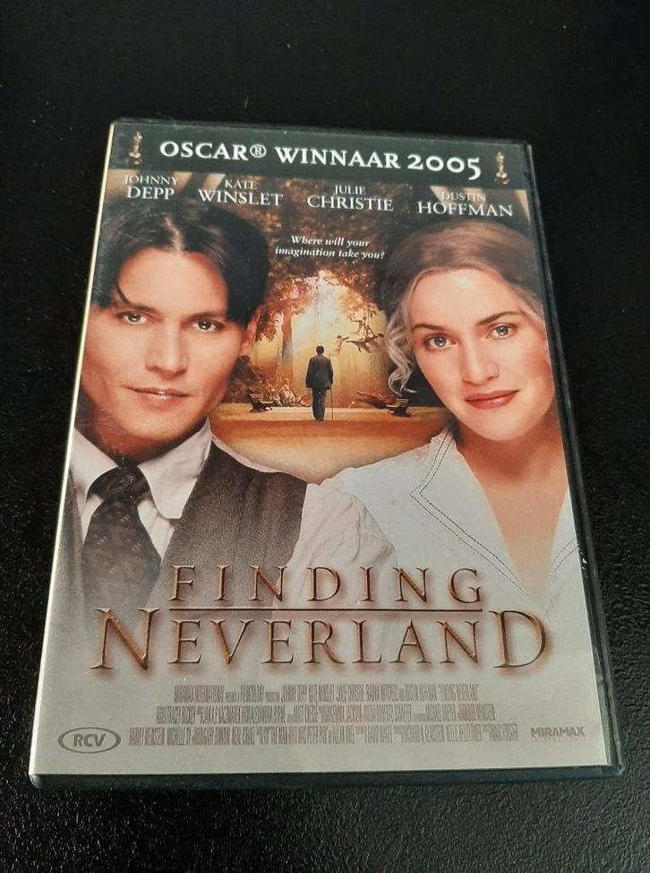 Finding Neverland, Johnny Depp, Kate Winslet, Dustin Hoffman, Cd's en Dvd's, Dvd's | Avontuur, Gebruikt, Vanaf 6 jaar, Ophalen of Verzenden