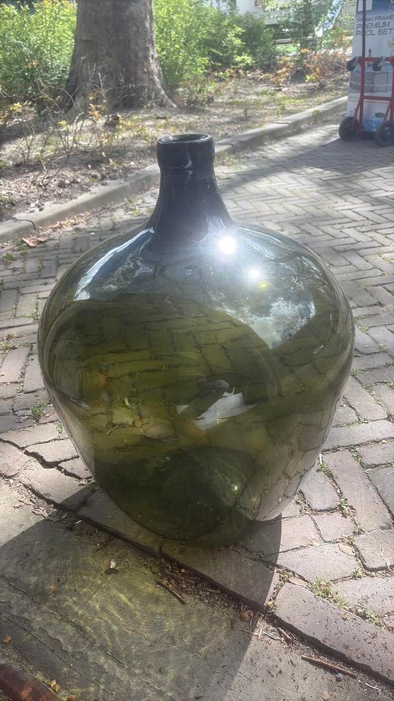 Groene vaas, Antiek en Kunst, Ophalen of Verzenden