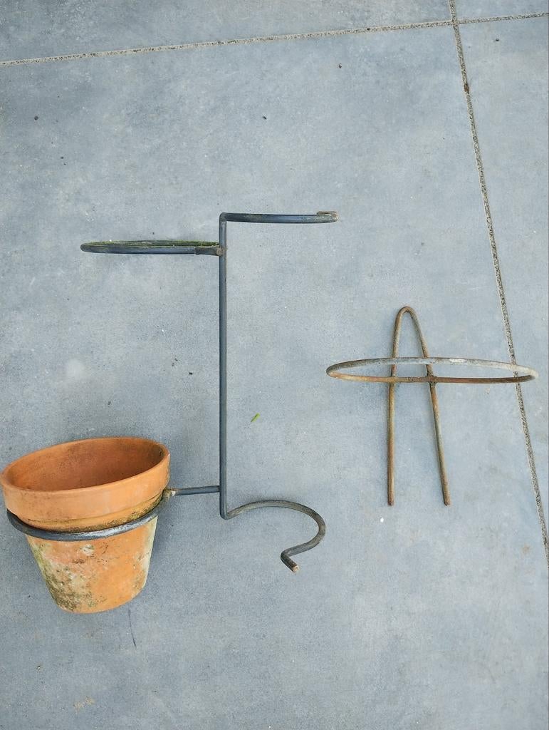 Regenpijp en muurhanger voor plantenpotjes, Tuin en Terras, Gebruikt, Minder dan 60 cm, Ophalen of Verzenden, Balkon