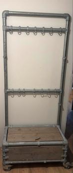 Industriële kapstok met opbergruimte, Gebruikt, 200 cm of meer, Ophalen of Verzenden, Metaal