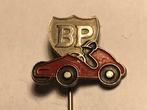 Metalen BP RACEAUTO BENZINEMERK Speld., Verzenden, Zo goed als nieuw, Merk, Speldje of Pin