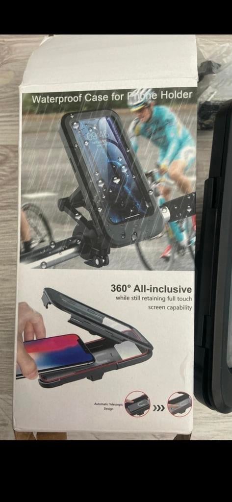 Waterdichte telefoonhouder voor fiets, Fietsen en Brommers, Fietsaccessoires | Overige Fietsaccessoires, Nieuw, Ophalen of Verzenden