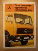 Mercedes Zware Kippers Brochure 1976 1626 t/m 1932, Zo goed als nieuw, Mercedes-Benz, Mercedes, Ophalen of Verzenden