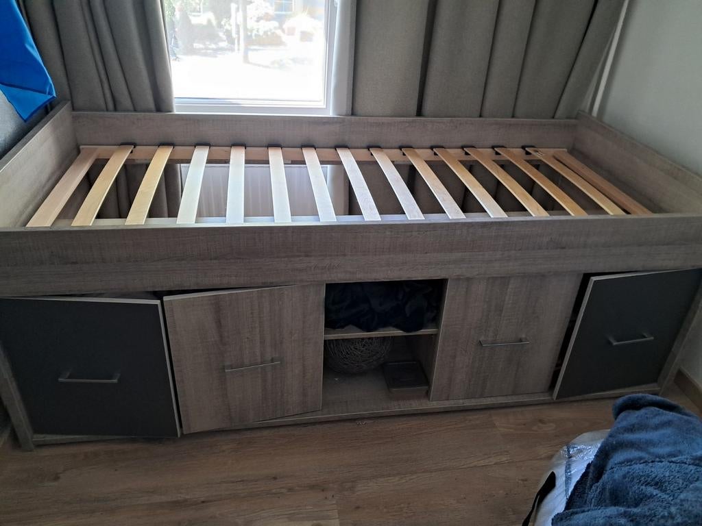 Gratis bed ophalen, Huis en Inrichting, Ophalen, Gebruikt, 90 cm, Eenpersoons