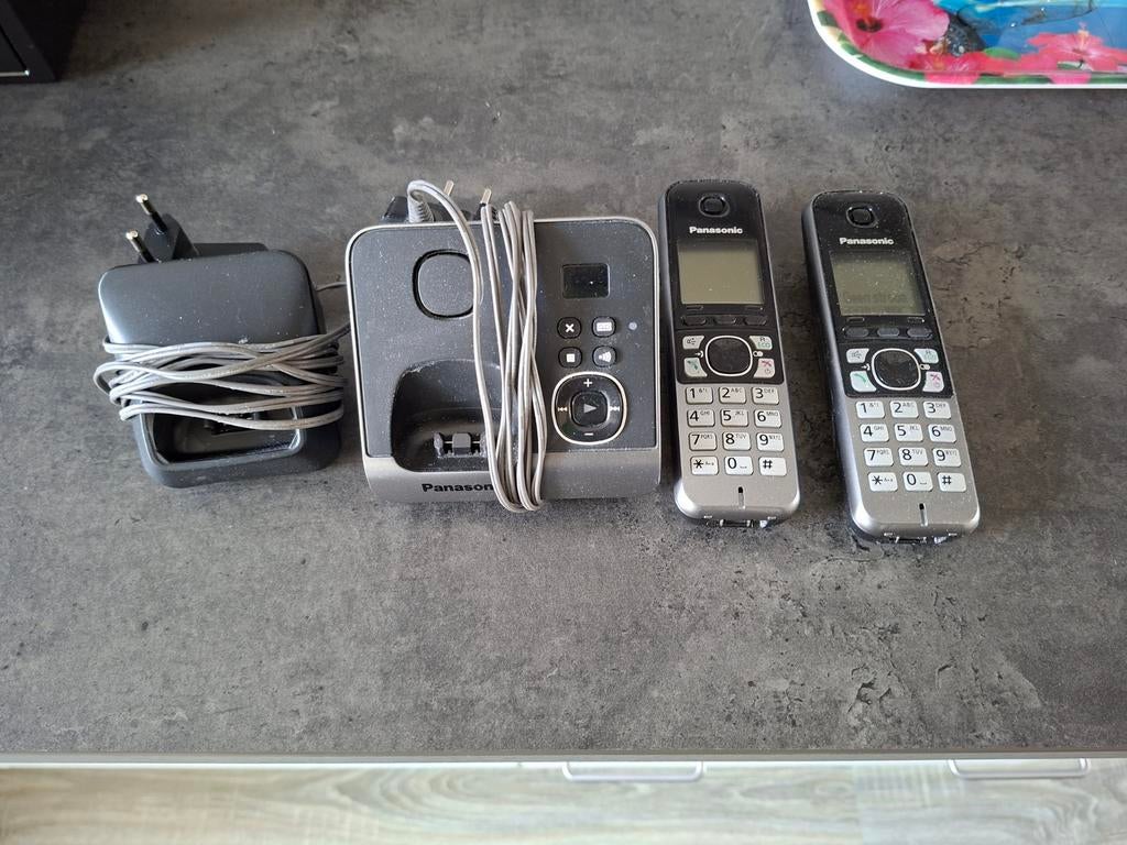 Panasonic KX-TG6722, Ophalen, Gebruikt, 2 handsets