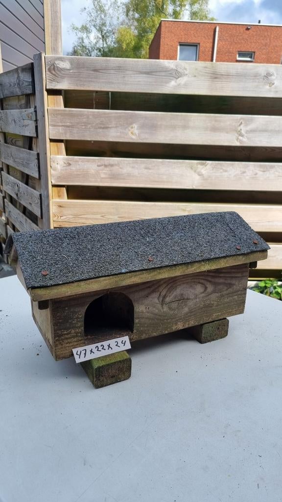 Egelhuisje egels nachthok, Ophalen of Verzenden, 110 cm of meer, Hok, 90 cm of meer