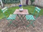 Bistrotafeltje Klaptafel Ijzeren jaren 20 Tuintafeltje Frans, Ophalen of Verzenden