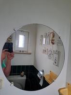 Grote ronde wandspiegel 60 cm doorsnee Z.G.A.N, Ophalen, Overige typen, 50 tot 100 cm, Zo goed als nieuw