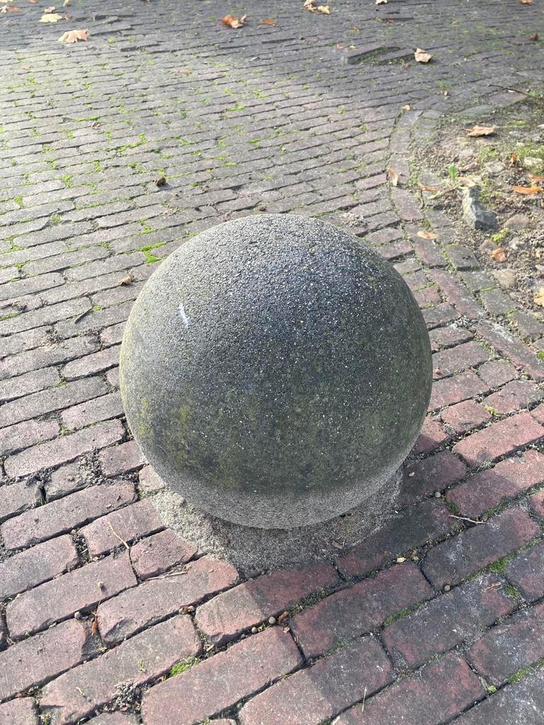Betonnen tuinornament ballen inbraakbeveiliging, Ophalen, Zo goed als nieuw, Rond, Minder dan 30 cm