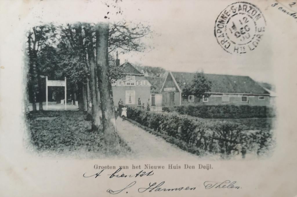 Omg. Wassenaar (ZH) Groeten Nieuwe Huis Den Deijl 1900, Verzenden, Voor 1920, Zuid-Holland