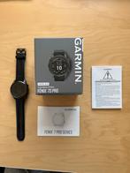Garmin Fenix 7s Pro Sapphire Solar, Sieraden, Tassen en Uiterlijk, Sporthorloges, GARMIN, Verzenden, Zwart, Zo goed als nieuw