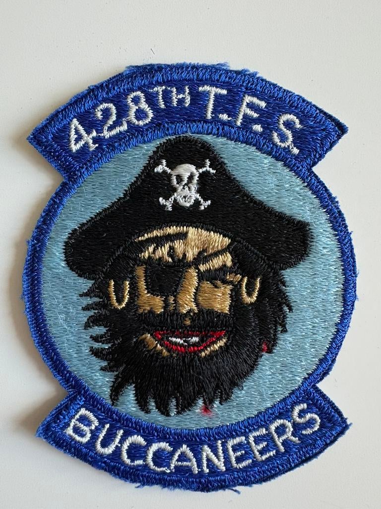 USAF 428th TFS patch, Ophalen of Verzenden, Luchtmacht, Nederland, Embleem of Badge