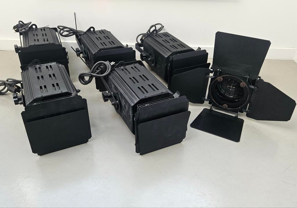 Theaterspots Griven GR 0211 Incl Barndoors 6 stuks., Ophalen, Gebruikt