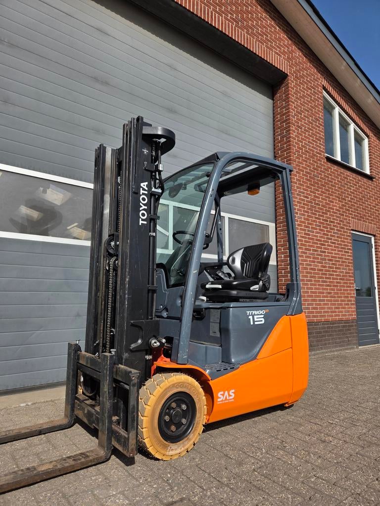 Heftruck Toyota Traigo 1500 Kg Triplex Sideshift 456 cm 2018, Heftruck, Ophalen of Verzenden, Toyota, 1000 tot 2000 kg