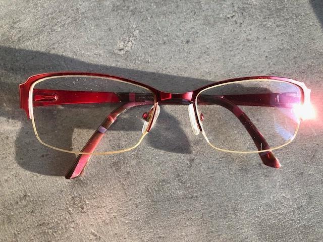 brilmontuur Miki Ninn metallic rood, Ophalen of Verzenden, Gebruikt, Rood, Overige merken