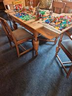 Uittrekbare eettafel met 6 stoelen, Huis en Inrichting, Tafels | Eettafels, Ophalen