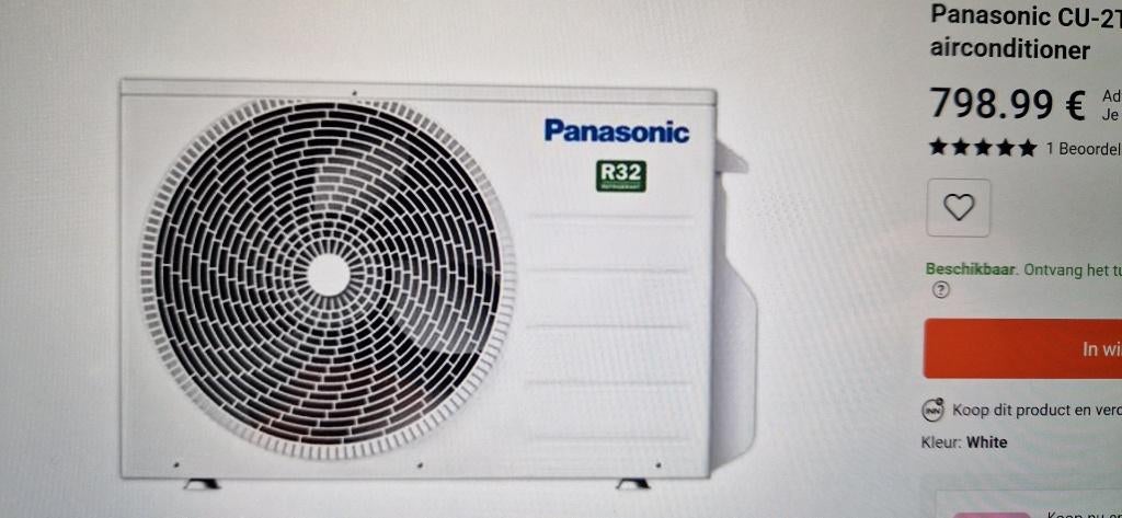 Airco nieuw in doos, Ophalen, Koelen en Ontvochtigen, Nieuw, 3 snelheden of meer