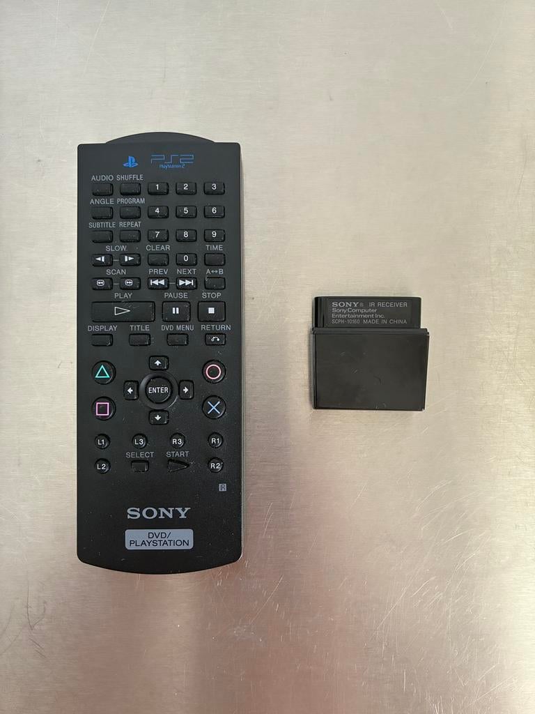 PlayStation 2 remote incl receiver, Ophalen of Verzenden, Zo goed als nieuw
