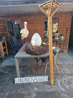 Geboorte ooievaar met nest en ei en bord landingsbaan, Ophalen, Zo goed als nieuw