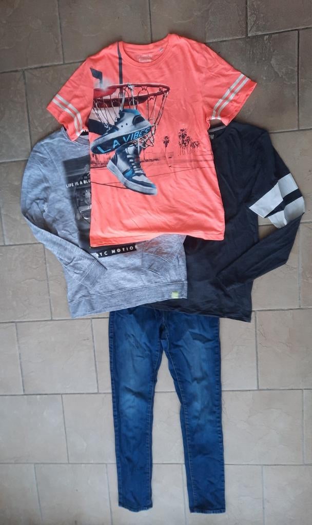C&A: mooi kleding pakket jongen maat 182!, Ophalen, C&A, Zo goed als nieuw, Shirt of Longsleeve