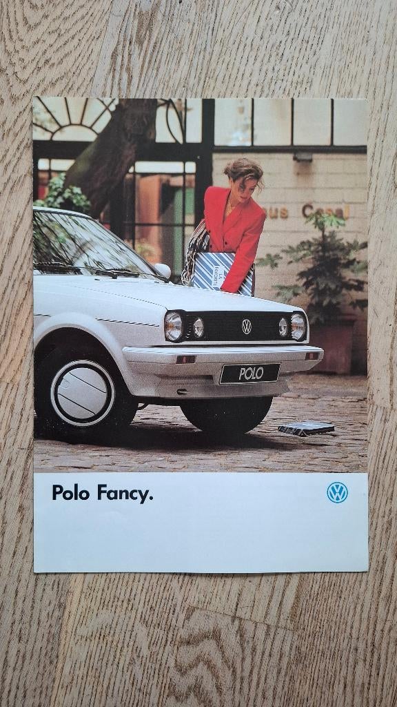 Volkswagen Polo Fancy folder 1988 (FR), Ophalen of Verzenden, Gelezen, Volkswagen