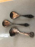 Drie antieke suikerschepjes, Ophalen of Verzenden