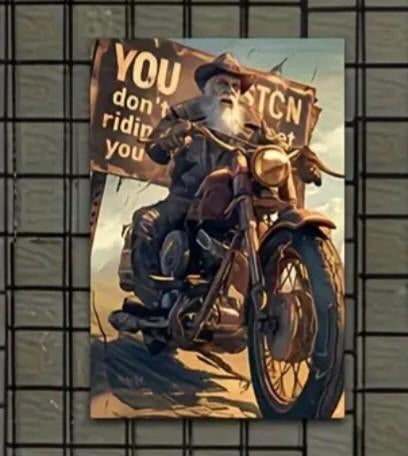 Grote man cave plaat gratis verzending lees advertentie, Ophalen of Verzenden, Zo goed als nieuw, Reclamebord