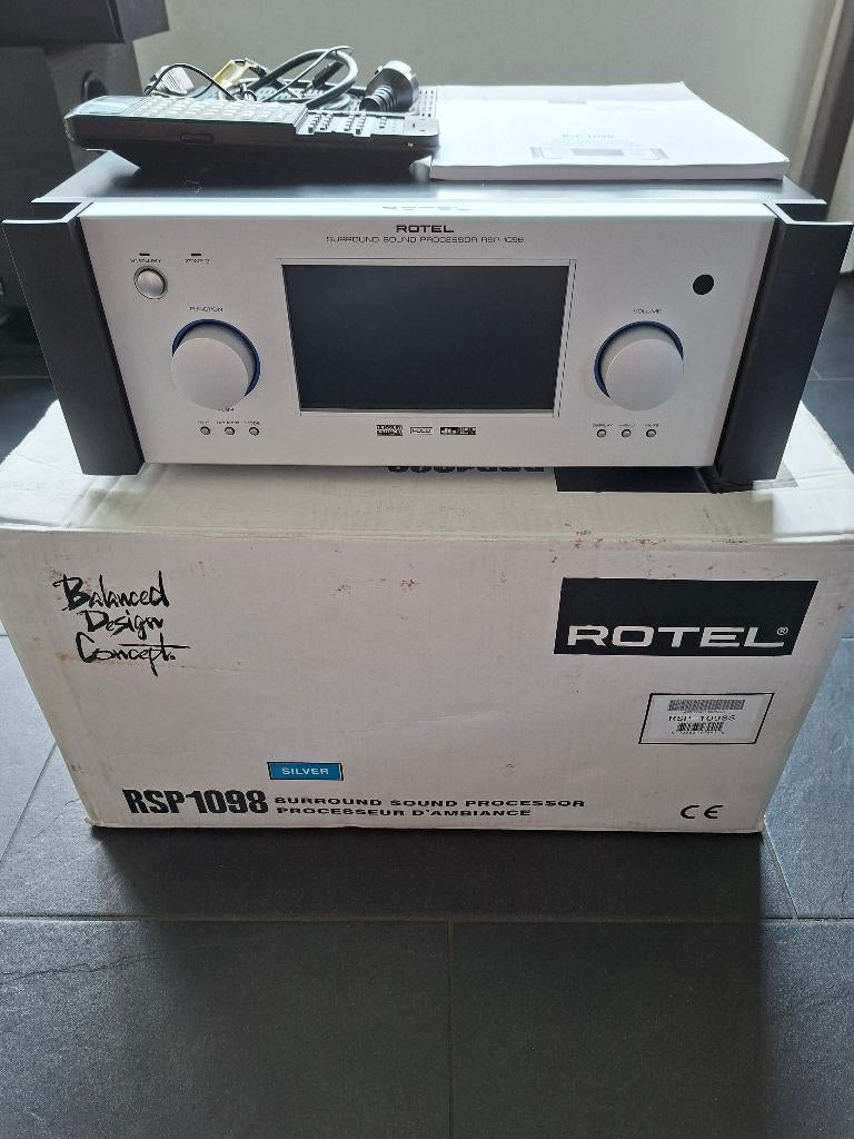 Rotel Surround Sound Porcessor RSP 1098, Audio, Tv en Foto, Versterkers en Receivers, Overige systemen, Zo goed als nieuw, 120 watt of meer