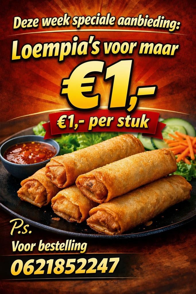 Loempia's, Ophalen