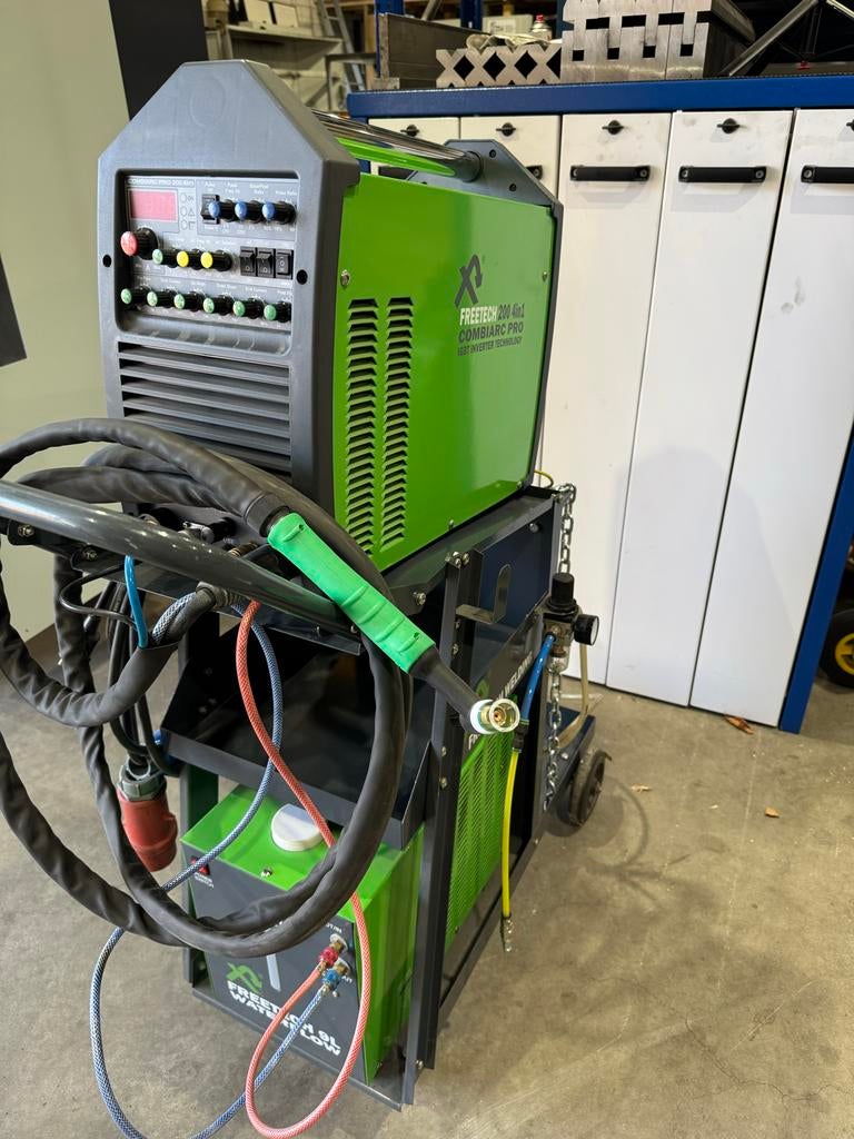 Freetech 200 4in1 Combiarc Pro Inverter tig Lasapparaat, Ophalen, Gebruikt, 150 tot 250 ampère, Inverter