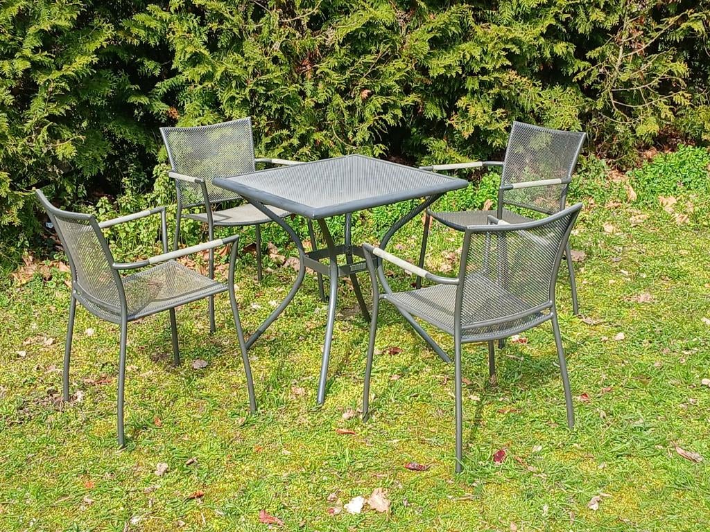 Royal Patio tuinset - 4 stoelen en tafel, Ophalen of Verzenden