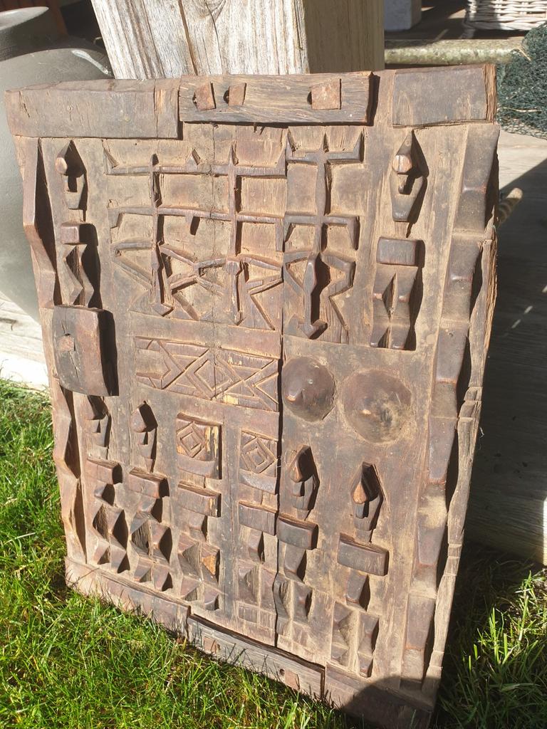 Oud houten dogon luikje, Huis en Inrichting, Ophalen