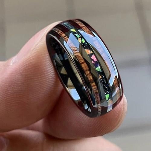 Trouwringen wolfraam - Kaylee - Diverse maten, My Name Is Nobody, Overige kleuren, Verzenden, Nieuw