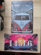 2 metal wandbord, Ophalen