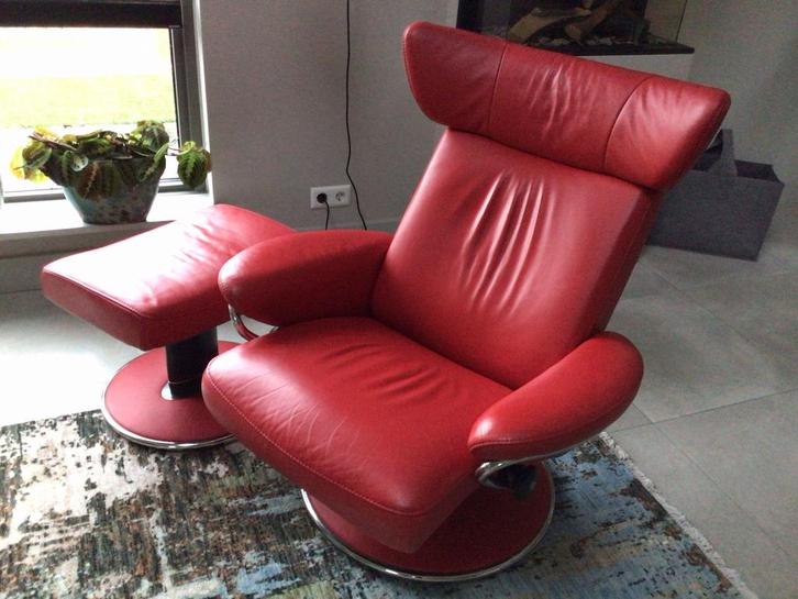 Stressless relax draaifauteuil te koop, Huis en Inrichting, Fauteuils, Zo goed als nieuw, 50 tot 75 cm, 75 tot 100 cm, Ophalen