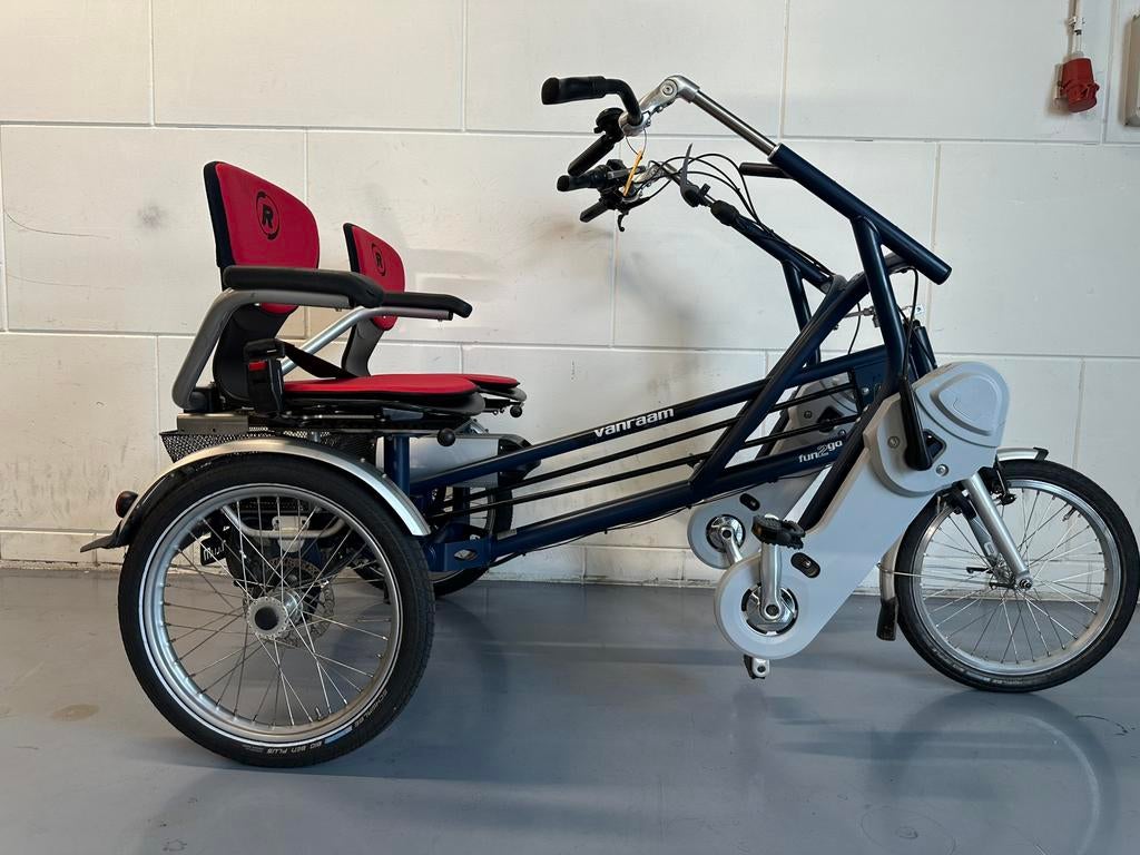Van Raam Fun2Go elektrische duofiets, veel opties, garantie!, Fietsen en Brommers, Fietsen | Driewielfietsen, Ophalen of Verzenden