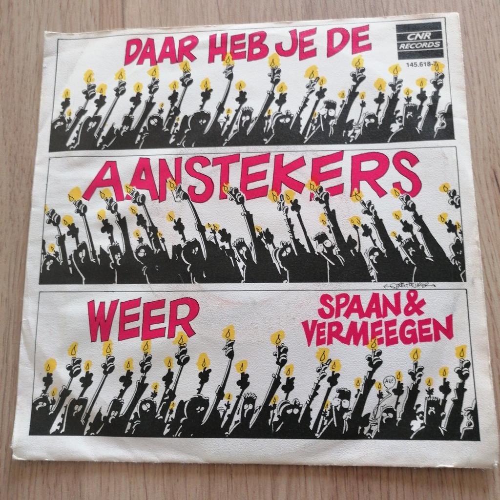 Spaan & vermeegen/daar heb je de aanstekers weer, Ophalen of Verzenden, Gebruikt, Overige formaten, Levenslied of Smartlap
