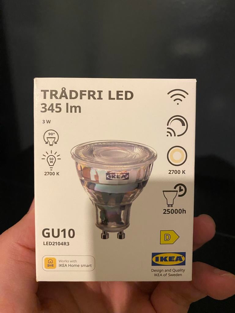 IKEA TRÅDFRI LED GU10 345 Lm, Led-lamp, Minder dan 30 watt, Nieuw, Overige fittingen