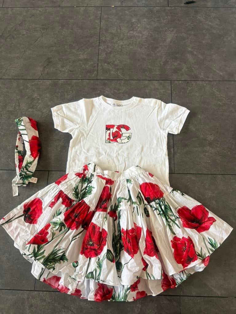 Dolce&gabbana 3 delige set maat 92/98, Kinderen en Baby's, Kinderkleding | Maat 98, Ophalen of Verzenden, Zo goed als nieuw, Meisje