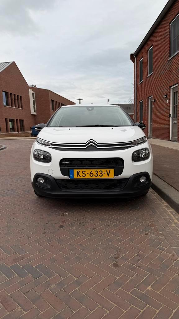 Citroën C3 1.2 Puretech 82pk 2016 Wit, Auto's, Citroën, Particulier, C3, ABS, Adaptieve lichten, Adaptive Cruise Control, Airbags